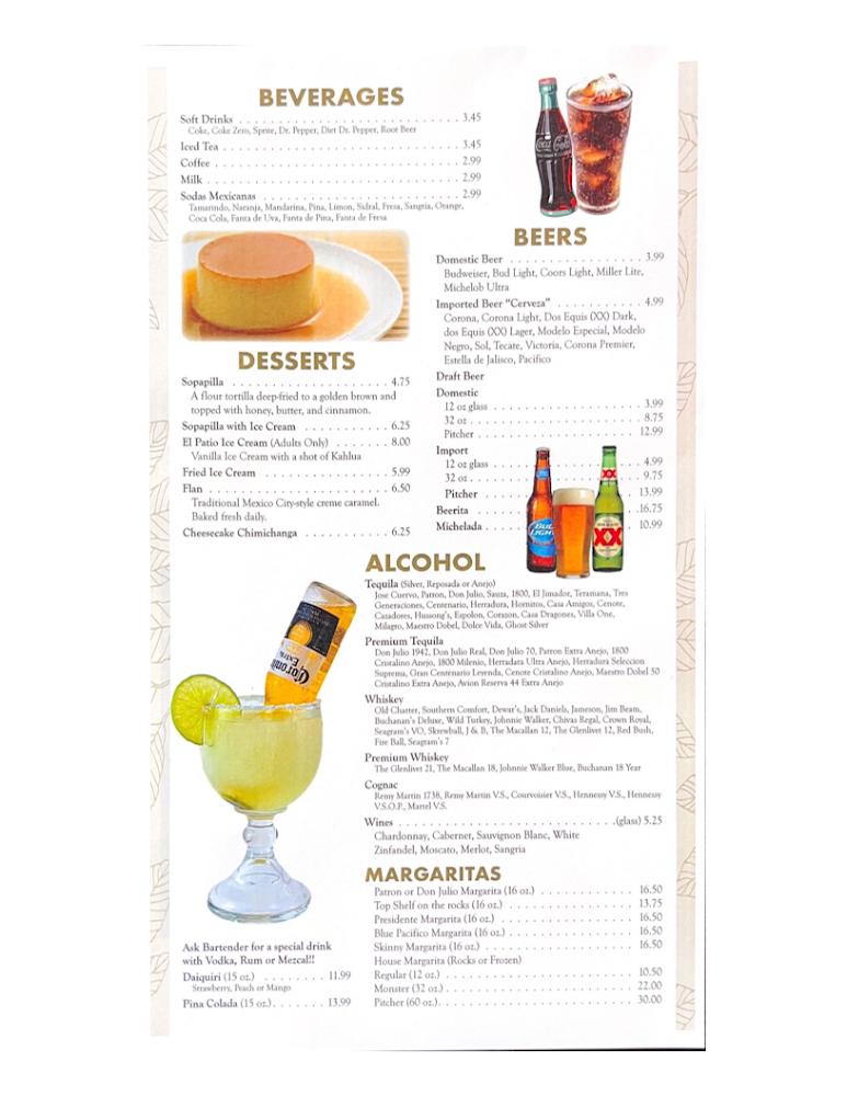 Patio Cantina & Grill Menu image 4